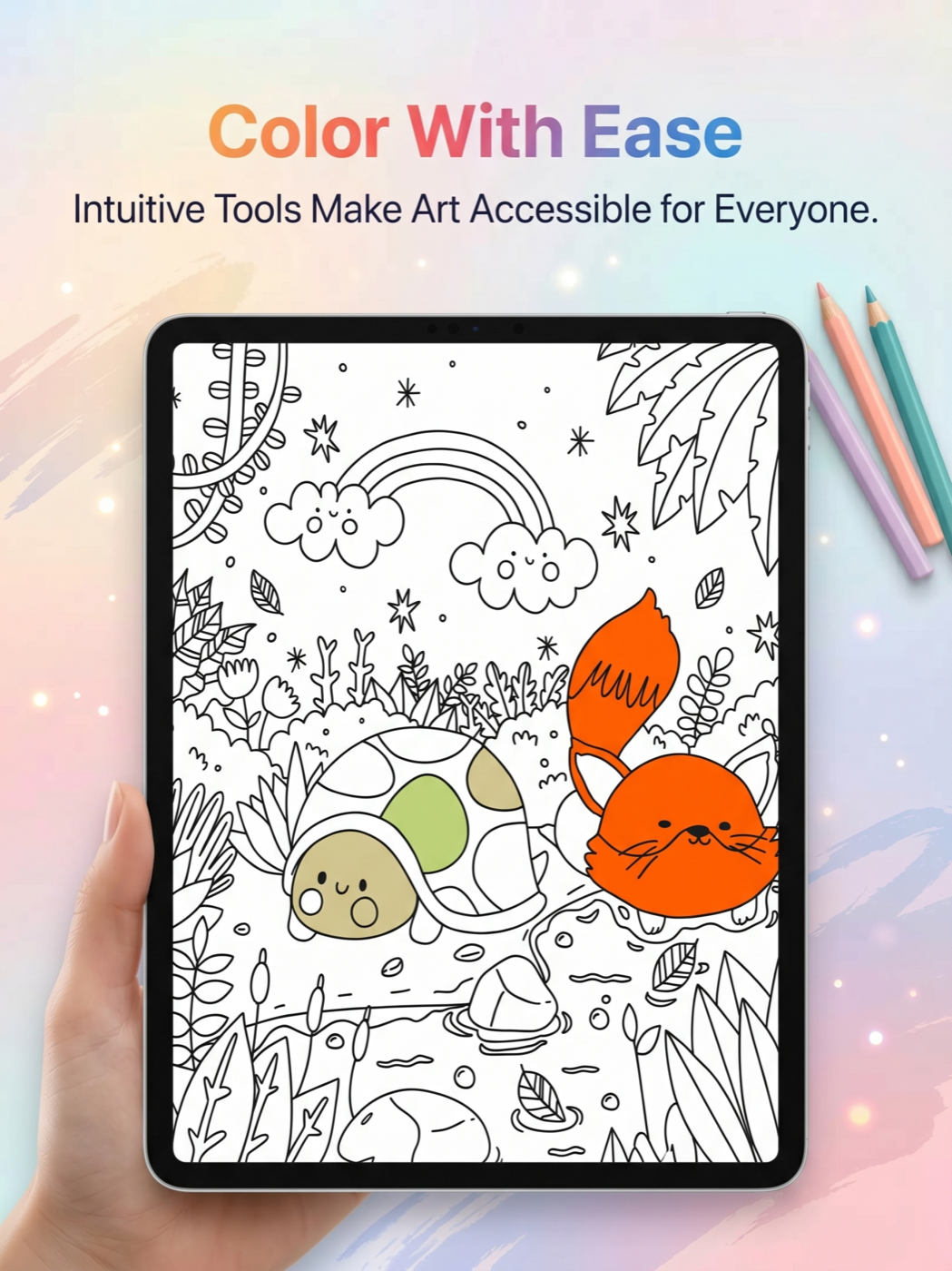 Intuitive tools make coloring easy for everyone